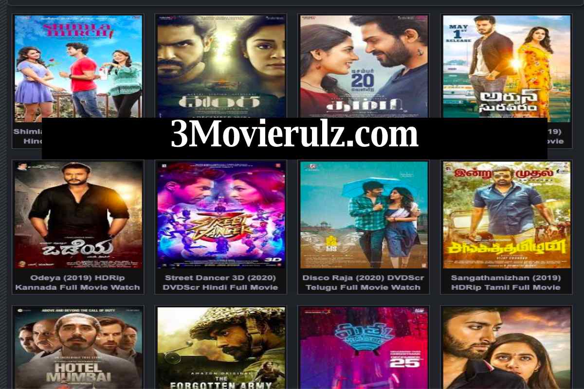3Movierulz.com 2023 – Watch and Download Free Tamil and Telugu Movies