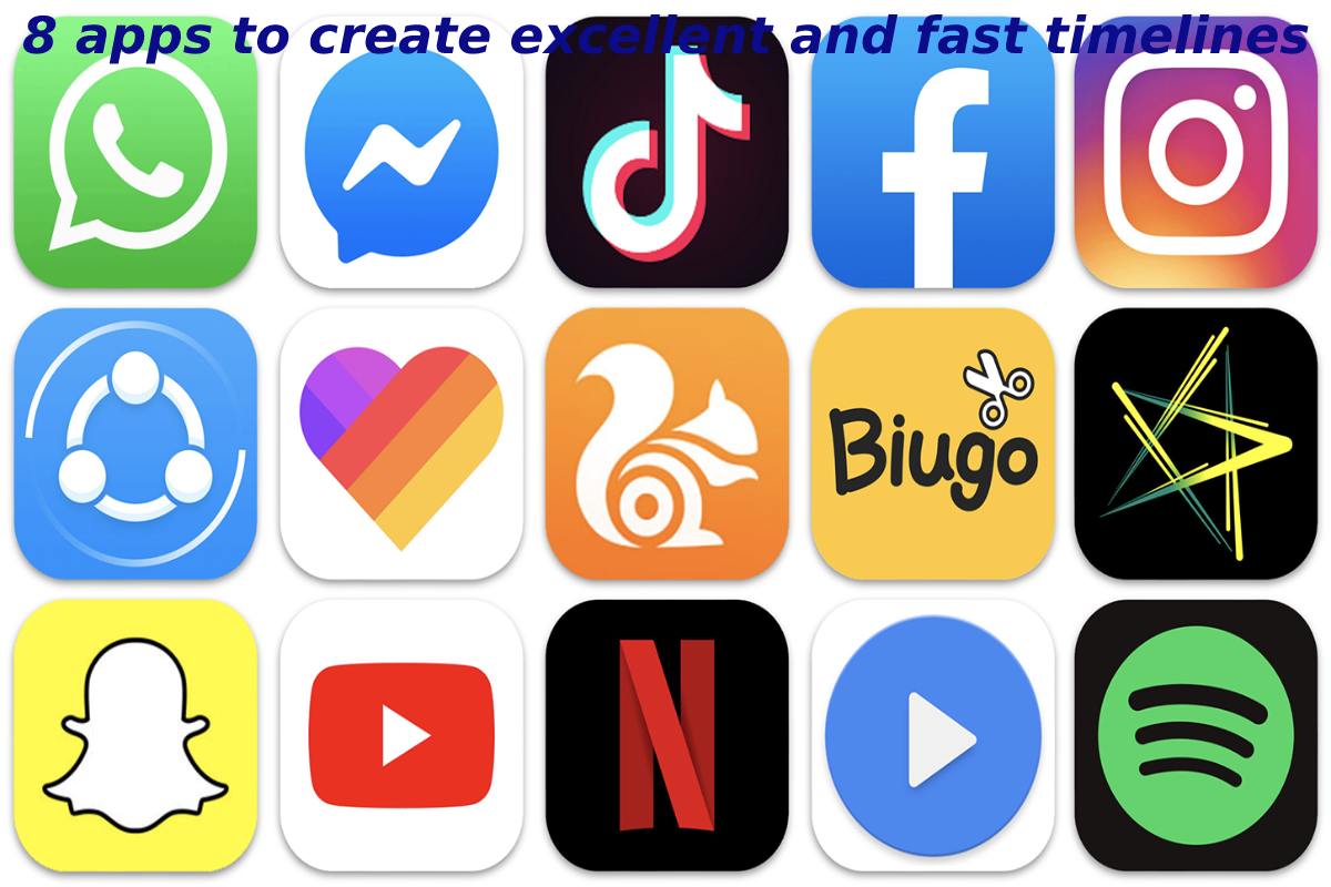 8 apps to create excellent and fast timelines