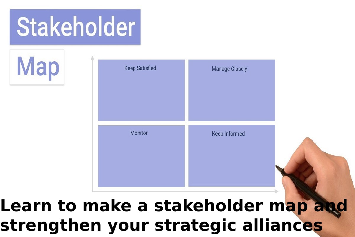 Learn to make a stakeholder map and strengthen your strategic alliances