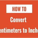 How do you convert 84 cm in inches?