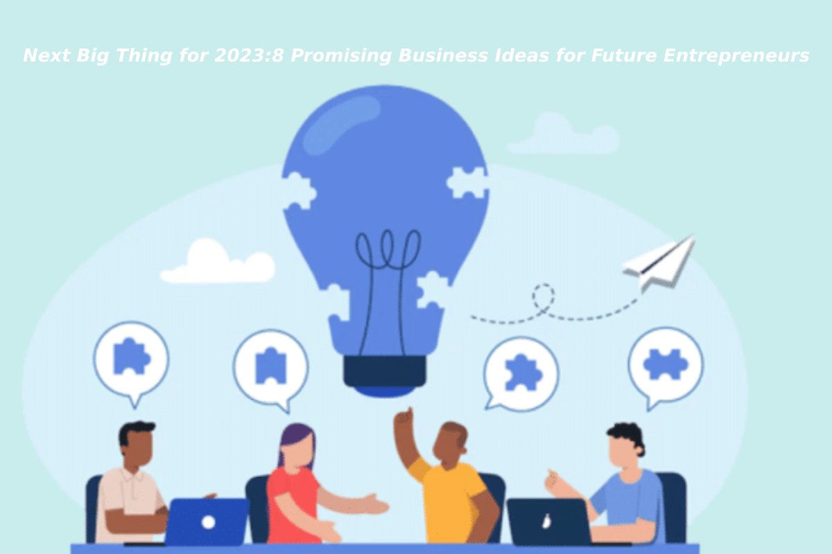 Next Big Thing for 2023:8 Promising Business Ideas for Future Entrepreneurs