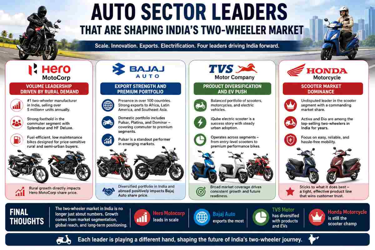 Auto Sector Leaders That Are Shaping India’s Two-Wheeler Market