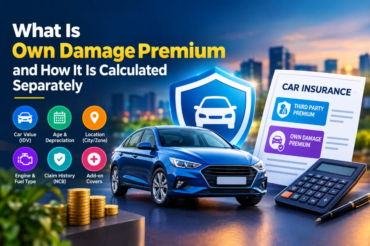 What Is Own Damage Premium and How It Is Calculated Separately